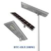 OLF All-in-One Solar Street Light with Built-in Panel and Lithium Battery for Outdoor Lighting
