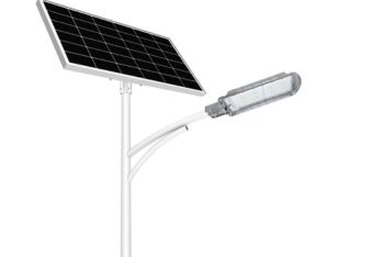 Blue Carbon 120W Solar Street Light - IP65 Waterproof High Lumen Outdoor LED