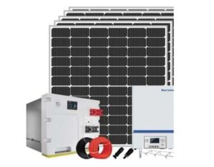 Blue Carbon 5kW All-in-One Solar Power System with panels
