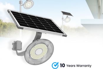 Blue Carbon solar garden light IP65 waterproof outdoor LED for pathways and gardens